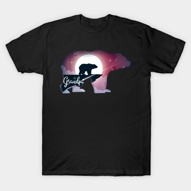 Grandpa Bear Moonlight T-Shirt by creative